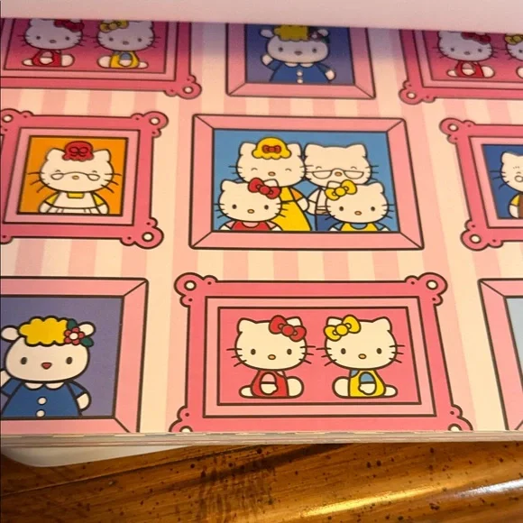 12 by 12 Hello Kitty Pink and Blue Mega Paper Pad - Picture 8 of 14